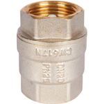 ROMMER Обратный клапан 3/4" пружинный муфтовый с пластиковым седлом