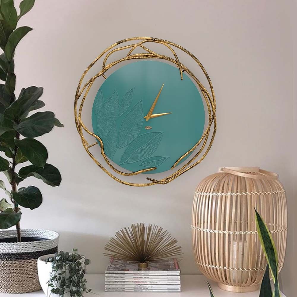 Часы настенные Арт Колор Пастельно-синий Амбер