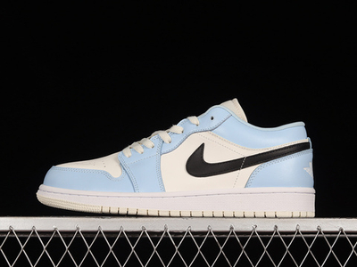 Jordan 1 Low Ice Blue Black