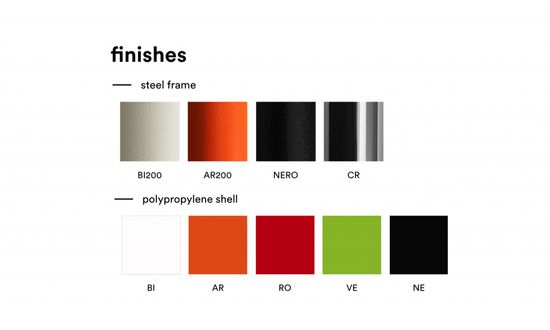 Кресло пластиковое оранжевое  Grace Италия