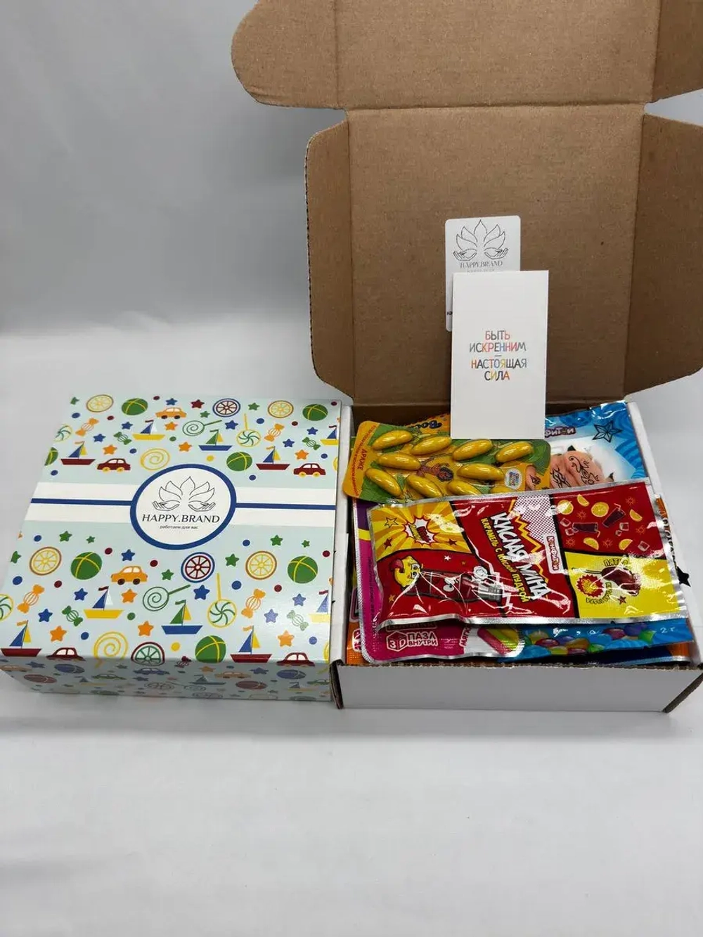 Сладкий бокс Набор сладостей для Мальчика 21 шт