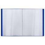 Папка с 20 вкладышами, Стамм Стандарт, 600мкм, корешок 14мм, синяя