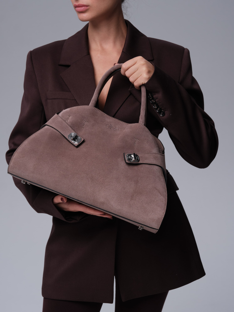 Замшевая сумка DBR 30985 капучино