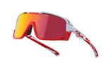 Спортивные очки 720armour Flash / Matte Ferrari Red w/ Glossy White Temple / HC Red Black / Cylinder Lens