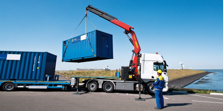 Перевозка с верхней загрузкой (краны, манипуляторы)
