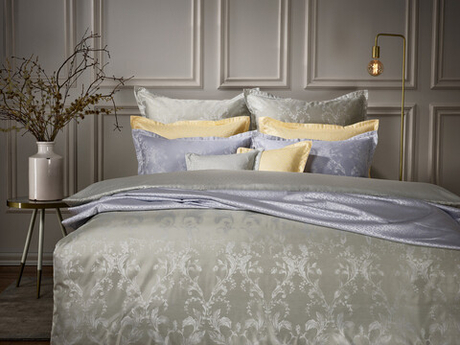 Постельное белье 1.5 спальное Curt Bauer Gracie 9017 0211 french blue голубое