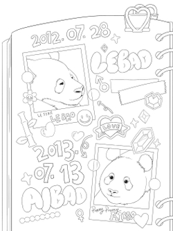 Bao Family. Coloring Book