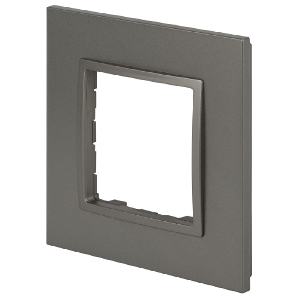 Рамка для розеток и выключателей ЭРА Elegance 14-5011-16 Classic, на 1 пост, титан