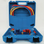 Манометрическая станция для измерения давления фреонов R22, R134A, R404A, R407C, Коллектор Pro (1 шт. / комплект)