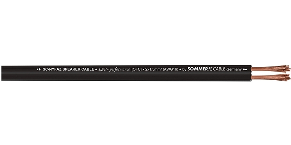 Аудиокабель Sommer Cable SC-Nyfaz 420-0150-SW (100м)