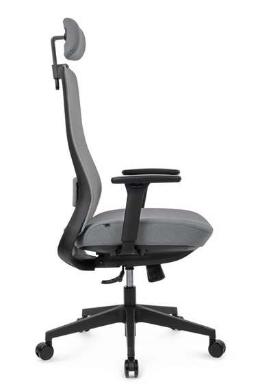 Кресло Miro 6249A Черный пластик/Серый