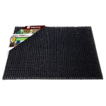 Коврик травка 45*60см на противоскользящей основе черный VORTEX