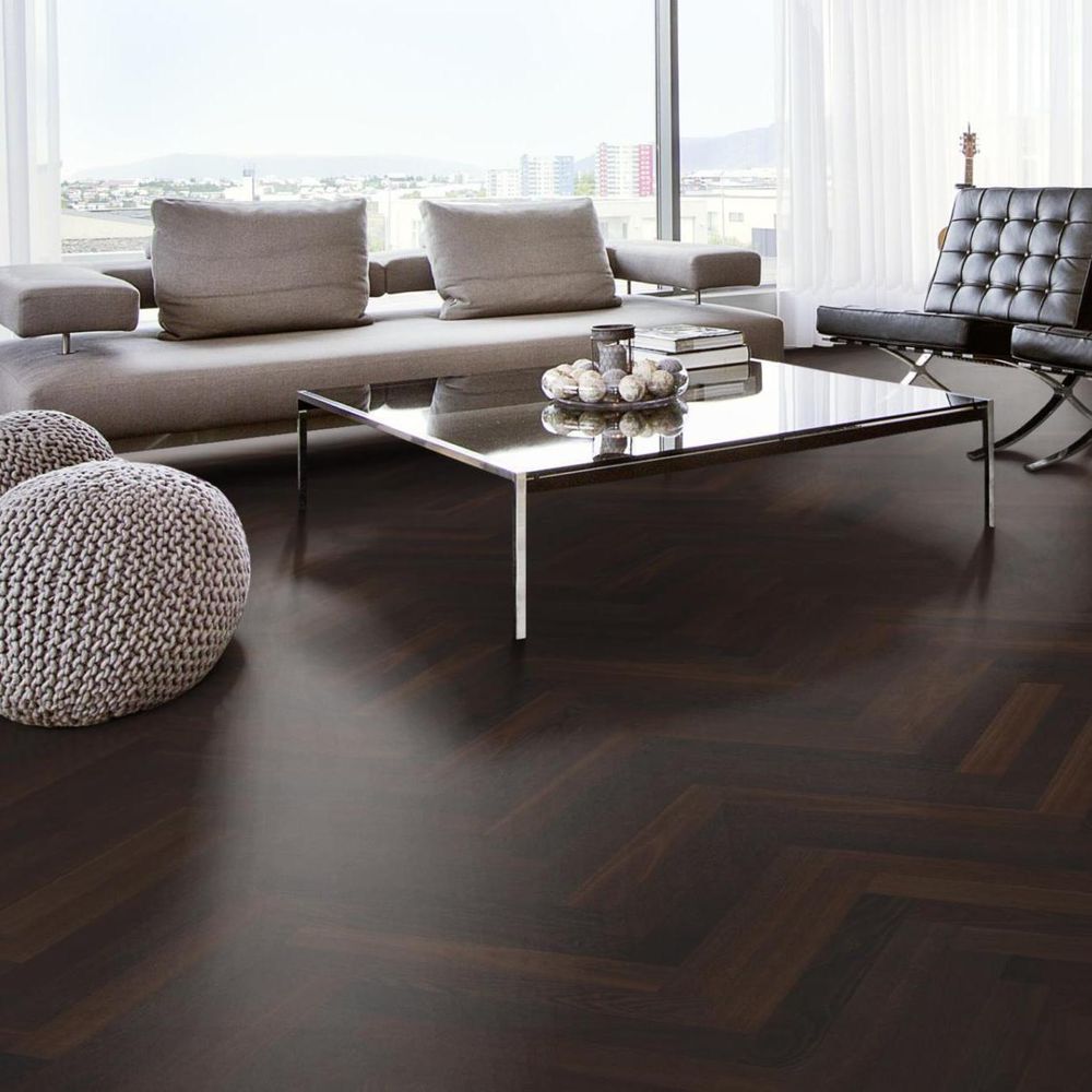 Инженерная доска Kahrs Дуб AB Копченный, под маслом - Smoked Oak AB oiled HB