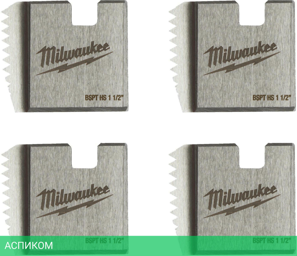 Плашка для резьбонарезного инструмента Milwaukee FPTD 1-1/2" BSPT HS (4932480237)