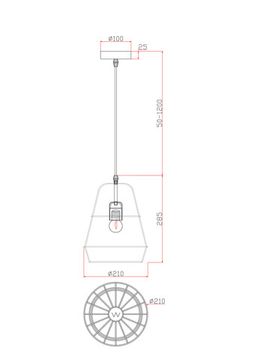 Подвесной светильник Freya FR5335PL-01B2