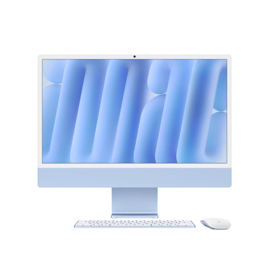 Apple iMac 24" Retina 4,5K, M4 2024 (8C CPU, 8C GPU), 16 Гб, SSD 1Тб, голубой