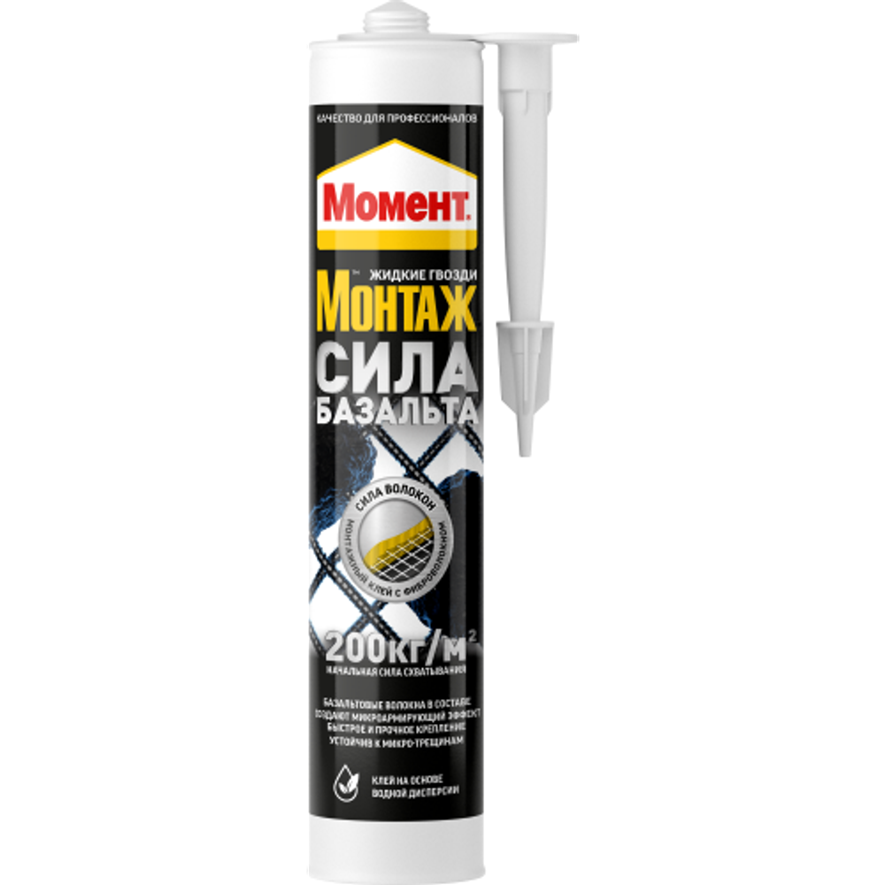 Жидкие гвозди Момент 3002144 Монтаж Сила Базальта 400 гр. | Момент