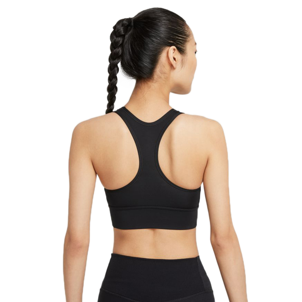 ТОП теннисный Nike Dri-Fit Swoosh Long Line Bra W - black/black/white