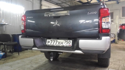 Фаркоп под квадрат для Fiat Fullback / Mitsubishi L200 5, c 2015г., Бизон.FA 1008-E