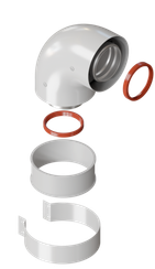 Комплект коаксиальный KITURAMI 1000мм котла World Alpha 37845