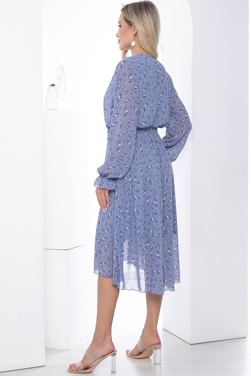 Платье "Весеннее настроение" (голубое) П10180 LT Collection