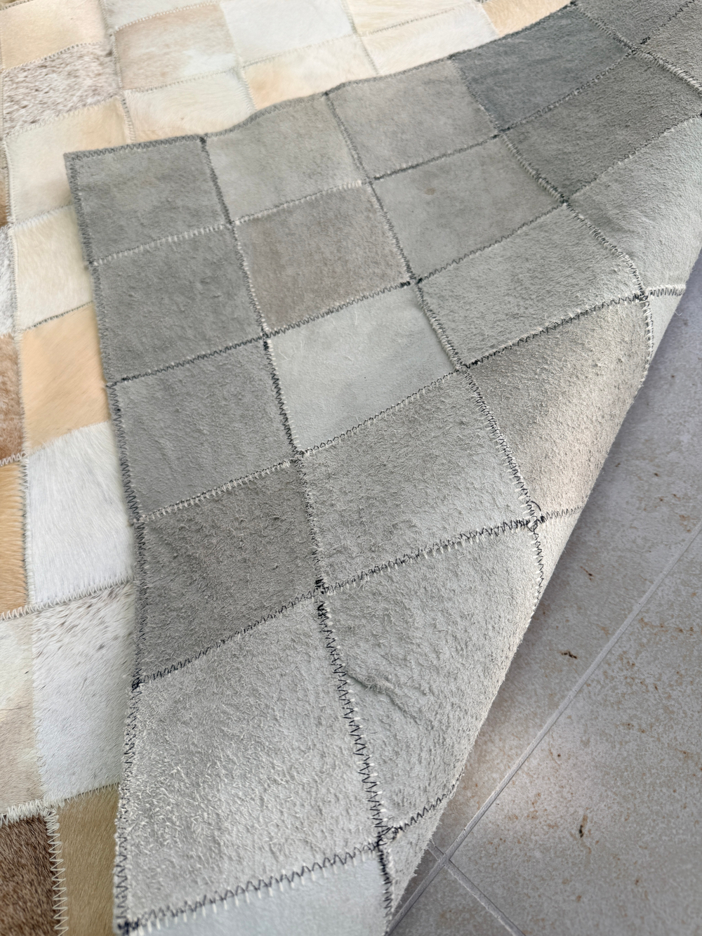 Ковер овальный натуральный Телячья шкура