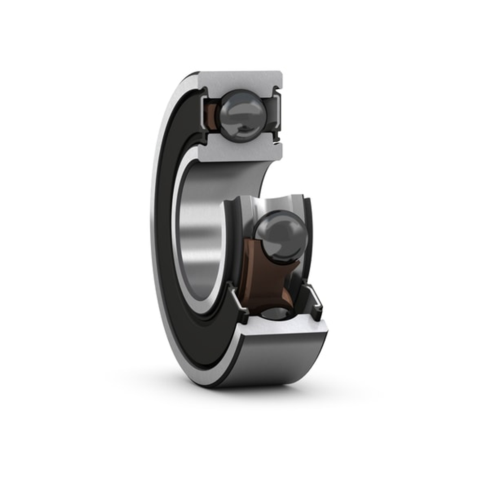 Hybrid ceramic deep groove ball bearing with low-friction seals on both sides 6205-2RSLTN9/HC5C3WT