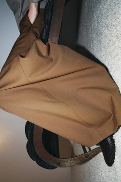 ZARA БРЮКИ WIDE-LEG ОБЪЕМНОГО КРОЯ — ZW COLLECTION, КАРАМЕЛЬНЫЙ