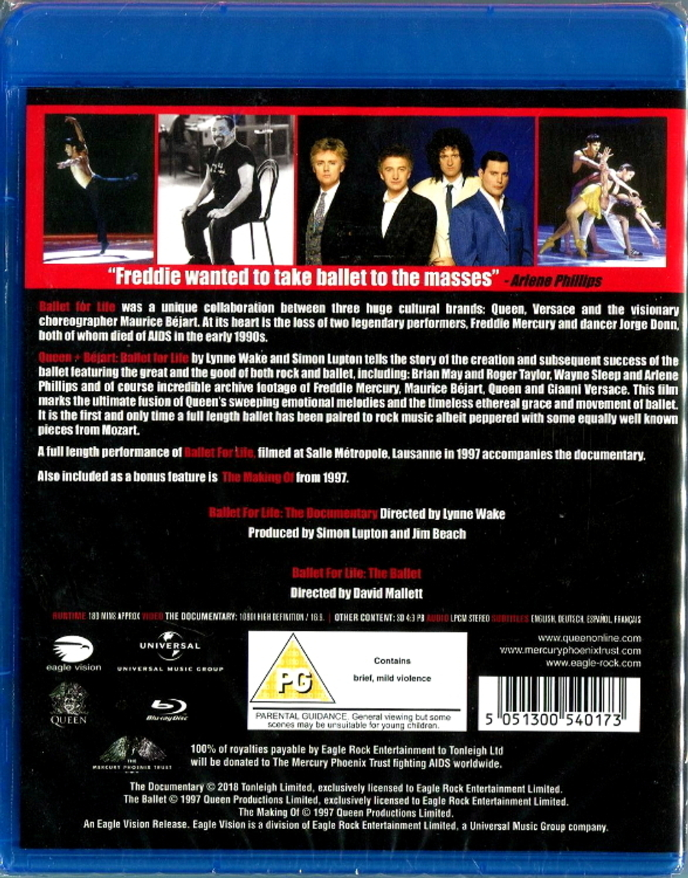 Queen + Maurice Bejart / Ballet For Life (Blu-ray)
