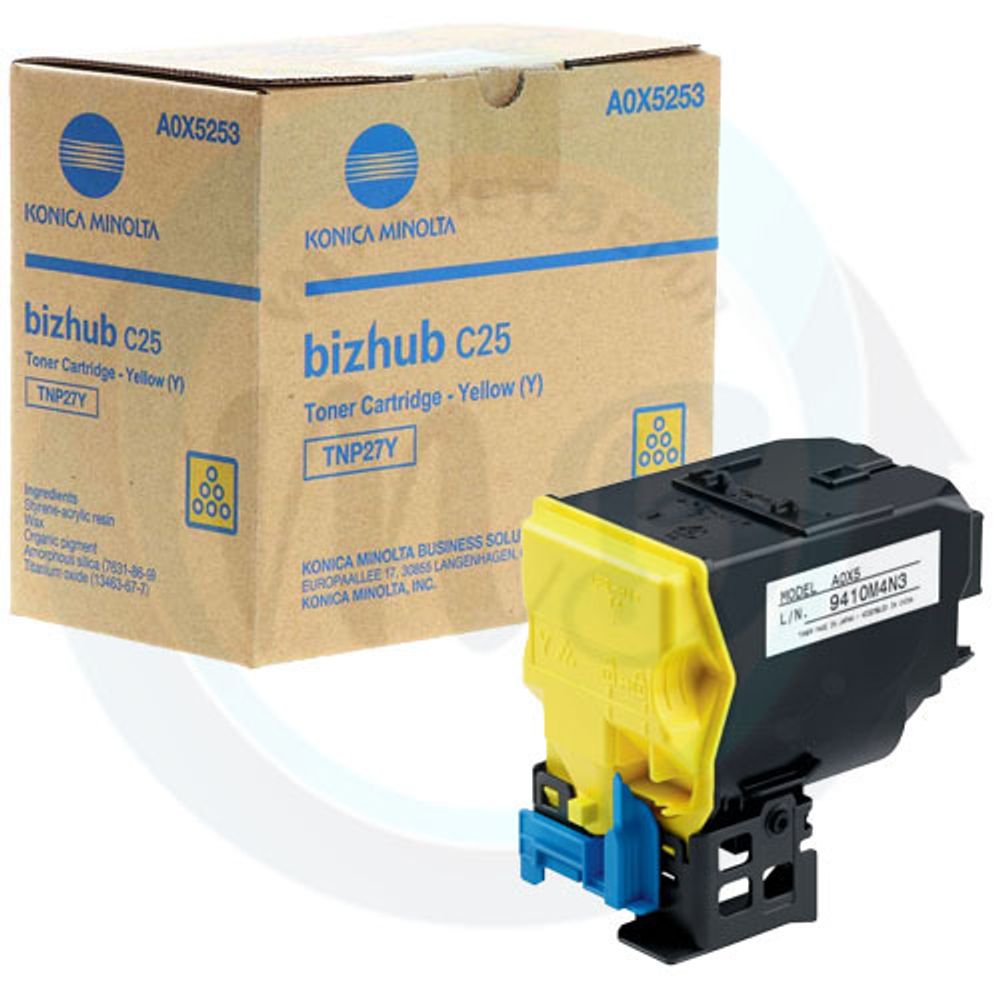 Тонер-картридж TNP-27Y Konica-Minolta bizhub C25 желтый A0X5253