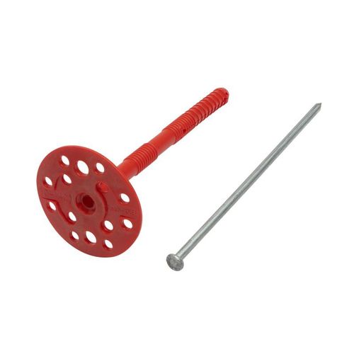 Дюбель для теплоизоляции 10х140 мм IZM с металлическим гвоздем Tech-Krep