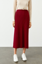 4792 Юбка женская (бордовый)