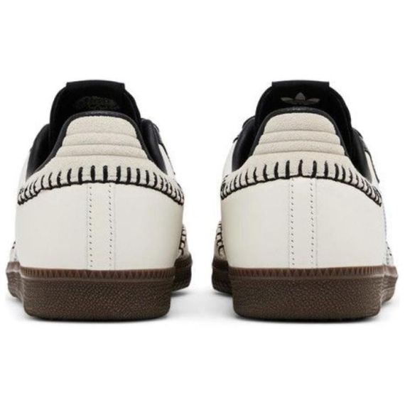 Кроссовки adidas originals SAMBA OG для скейтборда Низкие Белые Черные Кроссовки