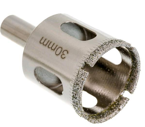 Сверло-коронка алмазное по кафелю, керамограниту, 30мм / Hardcore 152030