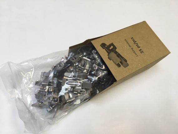 Замки DEC MULTICLAMPS для металлических хомутов из оцинкованной стали (Нидерланды) 25 штук в упаковке