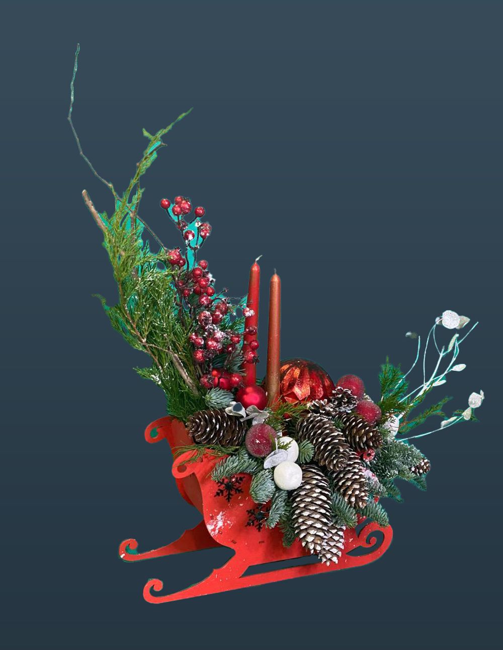 Сани снеговика