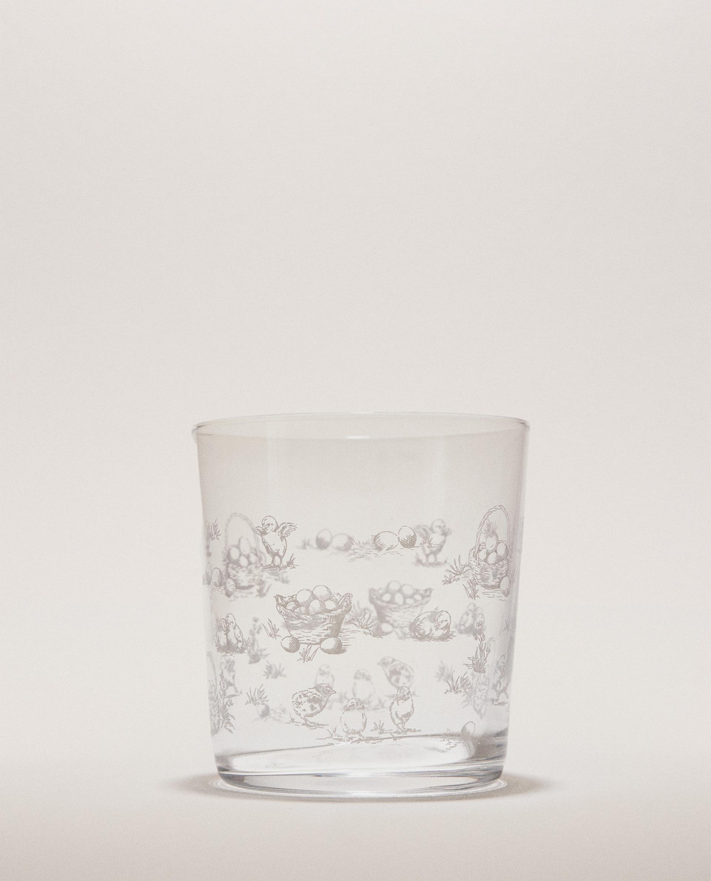 Zara Home стакан из стекла, цвет белый, 9 см