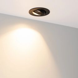 Светильник MS-ATOLL-BUILT-TURN-R94-10W Warm3000 (BK, 60 deg, 230V) (Arlight, IP54 Металл, 5 лет) 041574