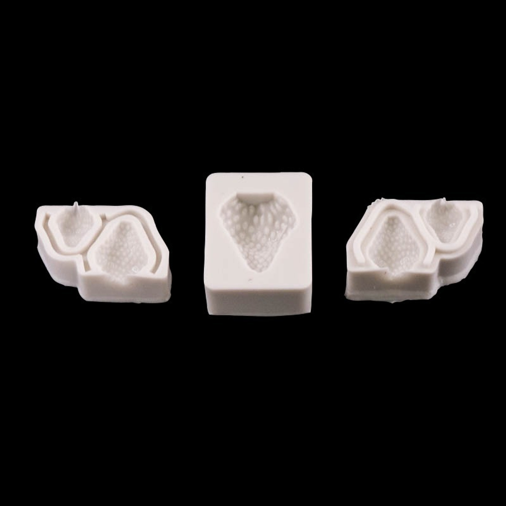 Молд силиконовый "Клубника №2" (3 шт)