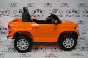 Детский электромобиль River Toys Toyota Tundra Mini 12v оранжевый