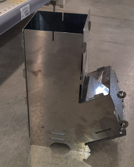 Печь щепочница (нерж)