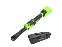 Гайковерт-трещотка акк. Greenworks GD24RWX удлиненная, 24V,б/щет,0-250об/мин, 1/2", 80Нм, 170 мм, сумка (3804207)