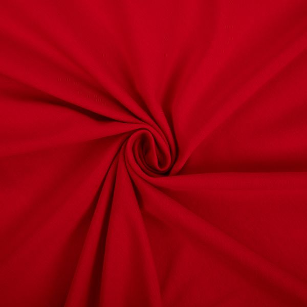 Кулирка 150±5 г/м², 40/1 Comp.Penye FULL LYC, 170 см / 5 метров, 106 красный/red, Gamma GCM