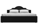 Кровать интерьерная Афина 180, Черный, Экокожа, 108279