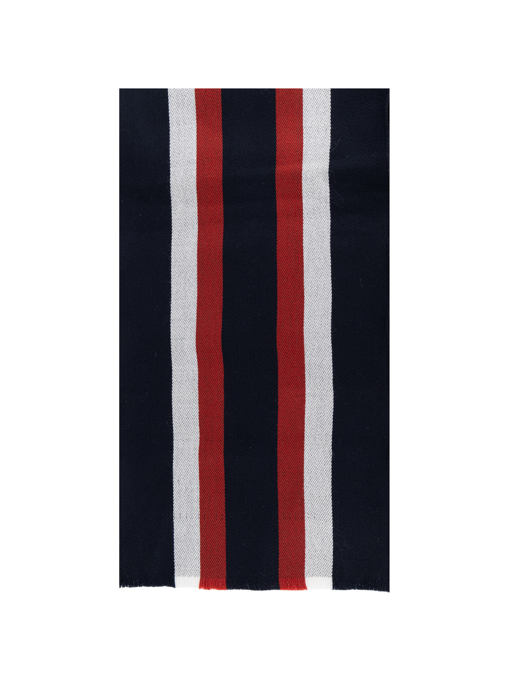 MALO Шарф - синий в красно-белую полоску