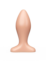 Анальная пробка LOVETOY телесная с широкой платформой