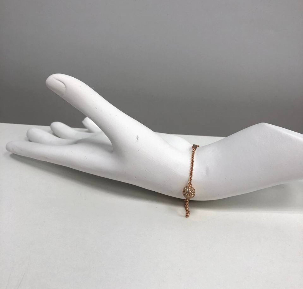 Браслет Swarovski украшенный двухцветным клевером