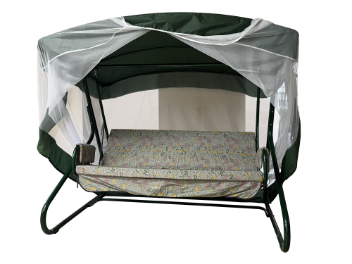 Качели садовые 3-х местные Грация с москитной сеткой арт.GS1444 "Garden story"