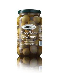 Оливки зеленые Barbera Nocellara Siciliana, Италия, 560г.