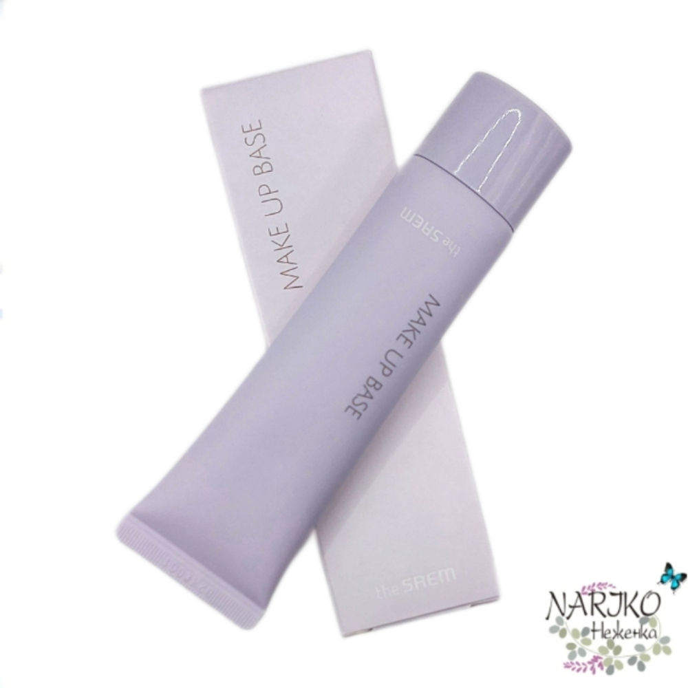База под макияж THE SAEM Lavender Saemmul Airy Cotton Make Up Base 02, 30 мл.